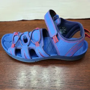 L.L. Bean sandals blue coral girl's size 4