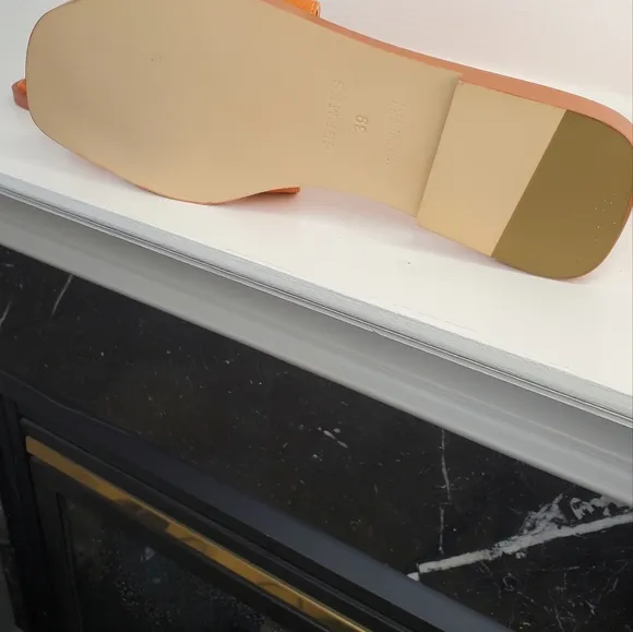 Logo H Orange Sandals
