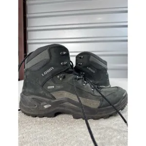 LOWA Men's Renegade GTX Mid Waterproof Grey Lace Up Size 15 Hiking Boots