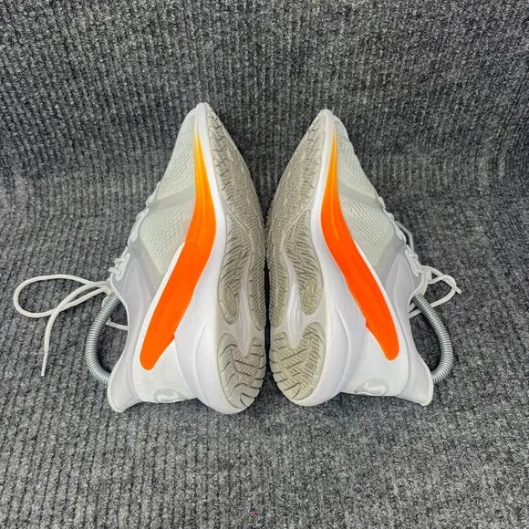 Lululemon Blissfeel Run Vapor Grey Orange Athletic Running Shoes Womens Size 8.5