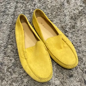 M. Gemi made in Italy, yellow suede driving shoes, size 41