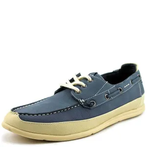 Madden Men's Rotor Nubuck Boat Shoes Blue 8.5 M