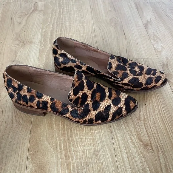 𝅺MADEWELL Orson Loafers Leopard Shoes