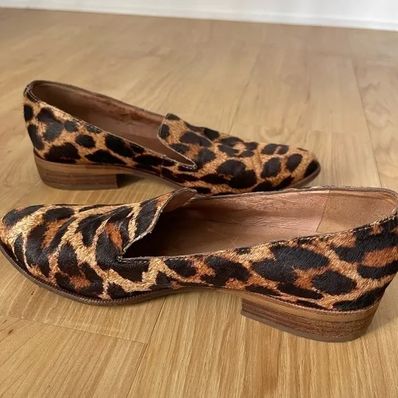 𝅺MADEWELL Orson Loafers Leopard Shoes