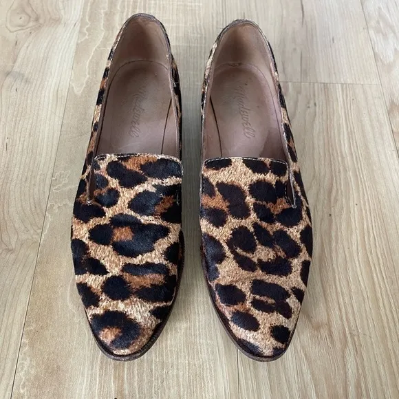 𝅺MADEWELL Orson Loafers Leopard Shoes