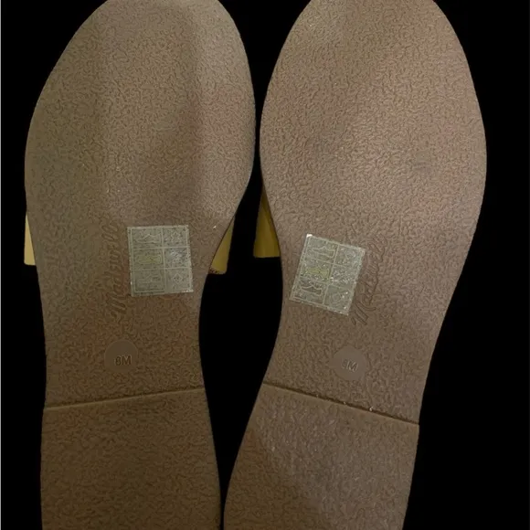 Madewell Tan Sandals Minimalist Slide Design