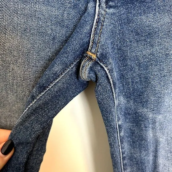 Madewell Womens Cali Demi-boot Jeans Size 24 Blue Bodney Wash Mid Rise