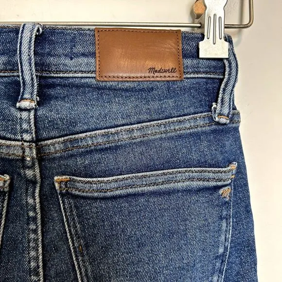 Madewell Womens Cali Demi-boot Jeans Size 24 Blue Bodney Wash Mid Rise