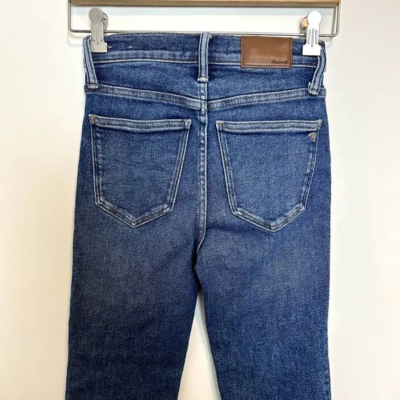 Madewell Womens Cali Demi-boot Jeans Size 24 Blue Bodney Wash Mid Rise