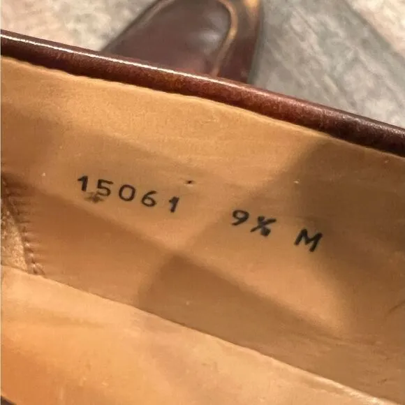 Magnanni Monk Strap Loafers Size 9.5 M