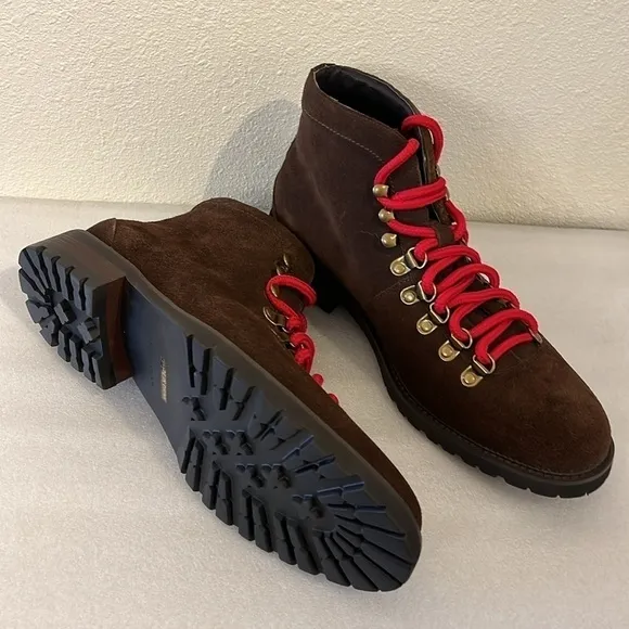 Marc Nolan hiking boots suede leather brown men’s sz 6