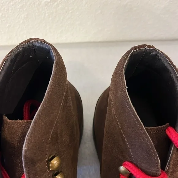 Marc Nolan hiking boots suede leather brown men’s sz 6