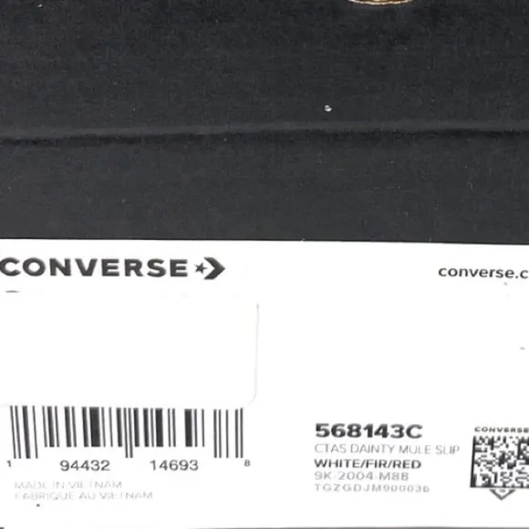 💖MEGA SALE💖Converse Ctas Dainty Women Mule Slip White Casual  Sandals 568143C