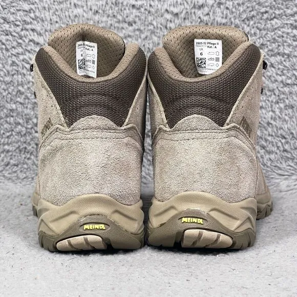 Meindl Sahara Womens Size US 7.5 Hiking Boots Sand Beige Suede