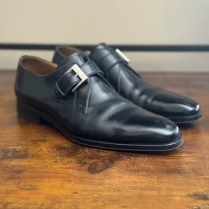 Men's 12M Black Magnanni Dress Shoes