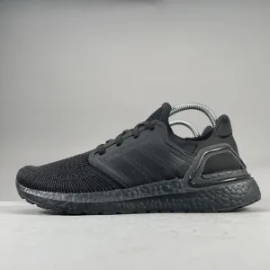 Men’s 7.5 Women’s 8.5 Adidas UltraBoost 20 Black Running Shoes Athletic Sneakers