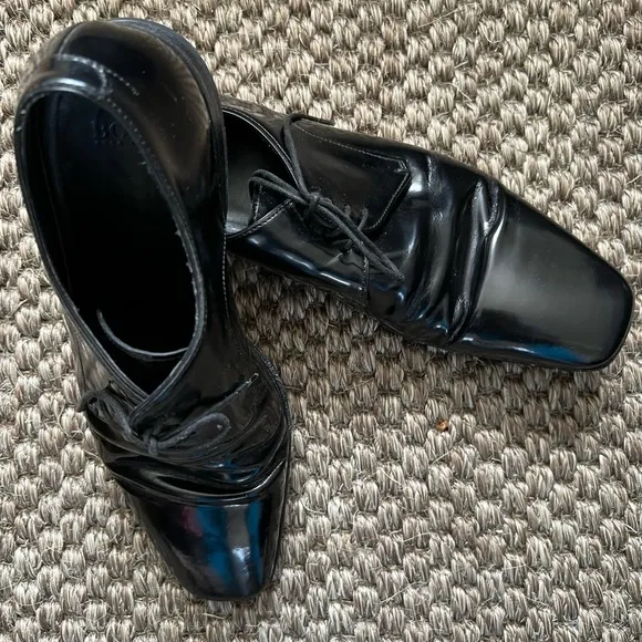Men’s “Boss Hugo Boss” Black Leather Shoes