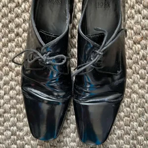 Men’s “Boss Hugo Boss” Black Leather Shoes