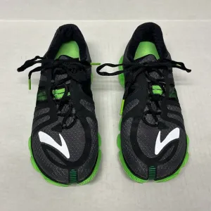 Men’s brooks pro flow 2 black &amp; neon green running sneakers sz 9