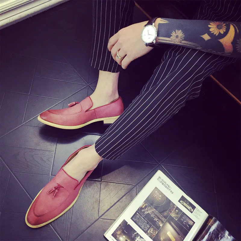 Men's casual shoes fashion men's leather loafers