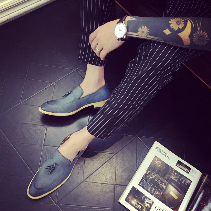 Men's casual shoes fashion men's leather loafers