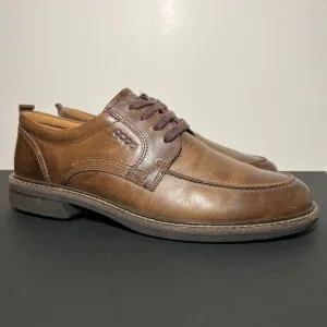 Mens ECCO Brown Leather Lace Up Oxford Shoes / Size 10-10.5 / EU 44