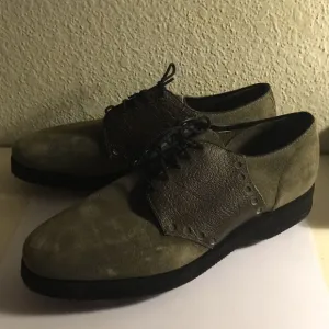 Men's Hush Puppy Golf Saddle Shoes Suede Size 7