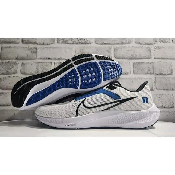 Men's Nike Air Zoom Pegasus 40 Duke White Blue Running Shoes FQ1910-100 Size 15