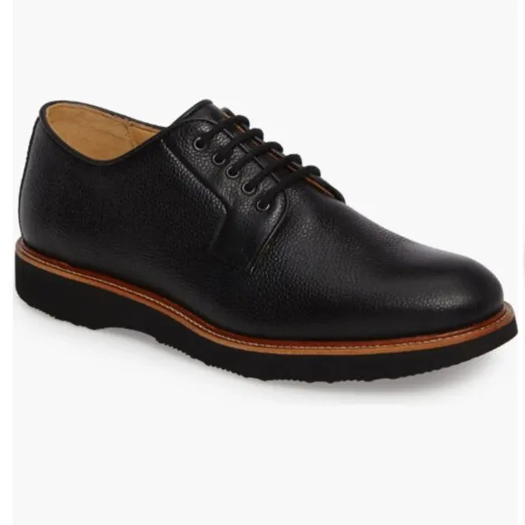 Men's Samuel Hubbard Leather Oxford Dress Shoe Highlander Plain Toe Derby Sz 14