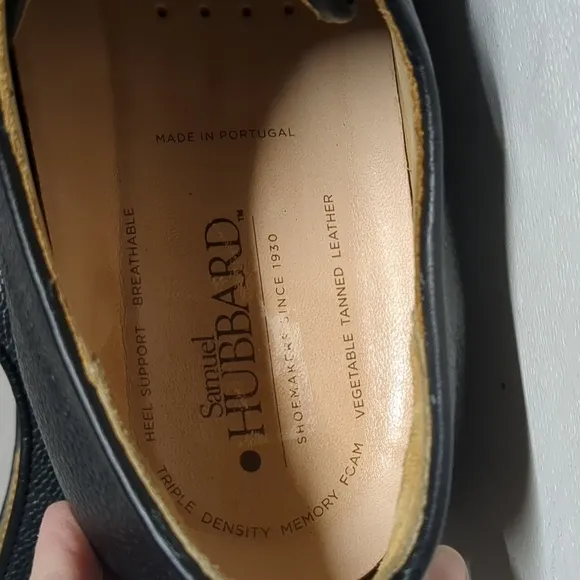 Men's Samuel Hubbard Leather Oxford Dress Shoe Highlander Plain Toe Derby Sz 14