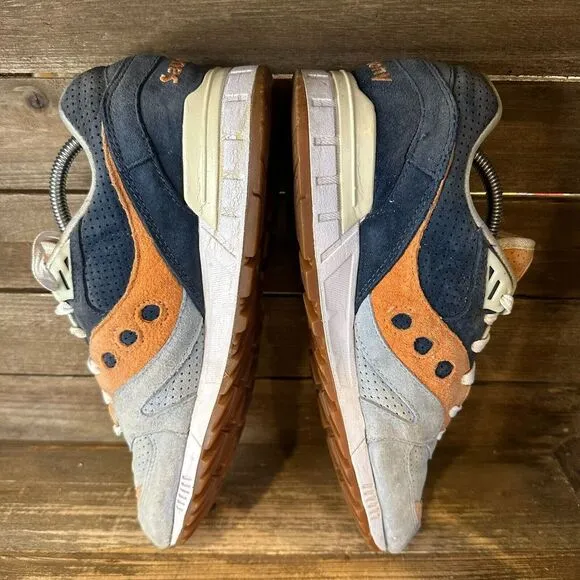 Mens Saucony Shadow Master Hanon Midnight Running Suede Sneakers Shoes Size 10.5