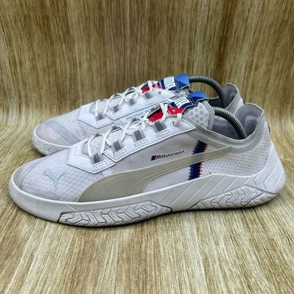 Men's Size 10 - Puma BMW Motorsport x Replicat X‎ White Sneakers Shoes 339931-02