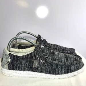 Men's Size 14 Hey Dude Walley Stretch Meteorite Loafers.