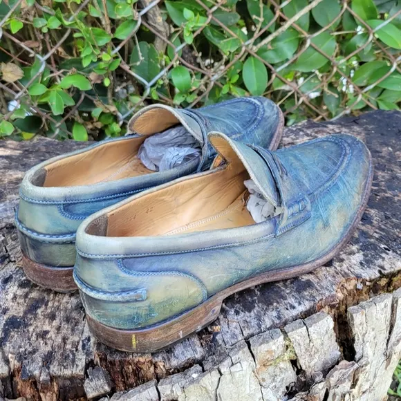 Men's Soft Leather Slip-On Penny Loafers/Italian Made Shoes