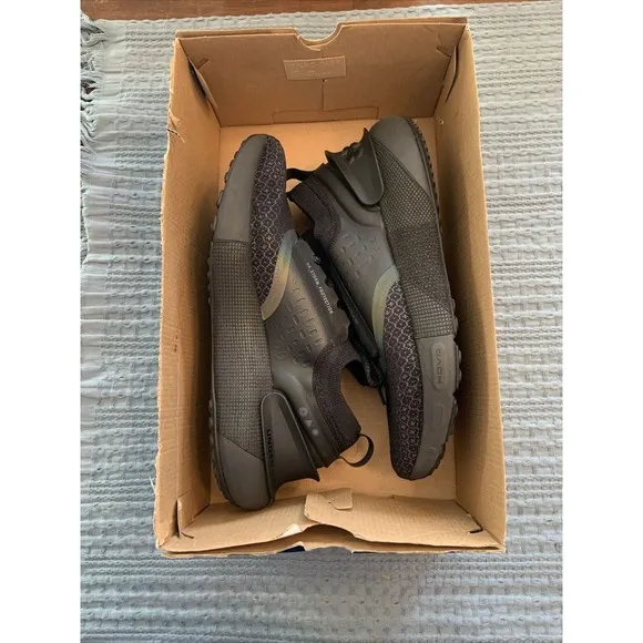Mens Under Armour HOVR Phantom 3 Storm Black Running Shoes 11.5 New No Box Top