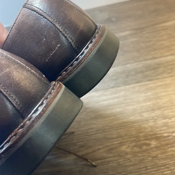 Mephisto brown leather shoes men’s size 10 (f125)