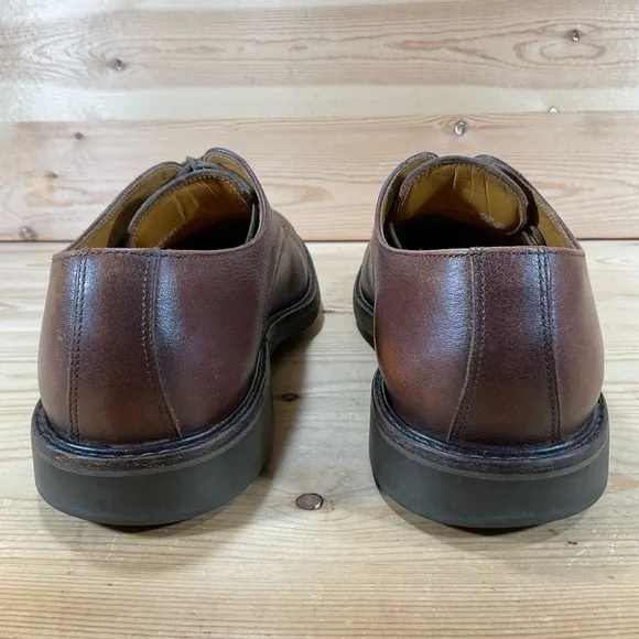 Mephisto Marlon Leather Oxford Shoes Size Men’s 10.5 Pebbled Brown Chestnut