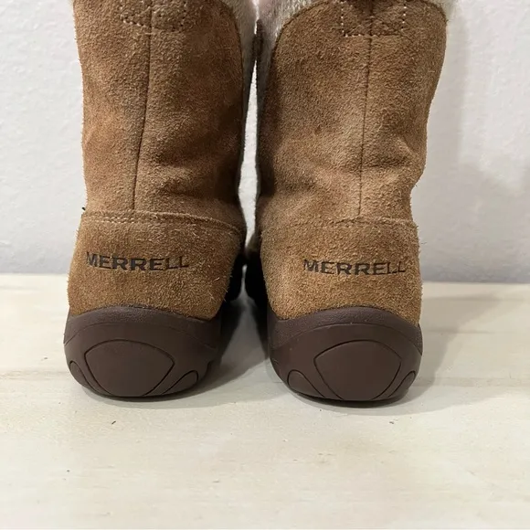 Merrell Brown Suede Jungle Moc Casi Winter Boots