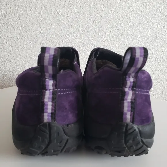 Merrell Jungle Moc Womens 8.5 Plum Purple Suede Clogs Shoes Slipons