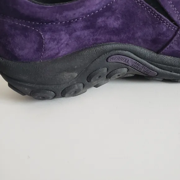 Merrell Jungle Moc Womens 8.5 Plum Purple Suede Clogs Shoes Slipons