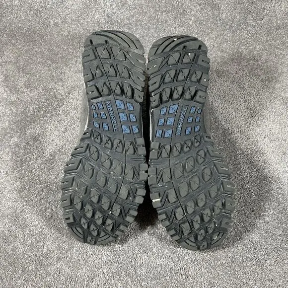 Merrell Phoenix Bluff Mid Waterproof Hiking Boots Gray Blue J35615 Men's Sz 14