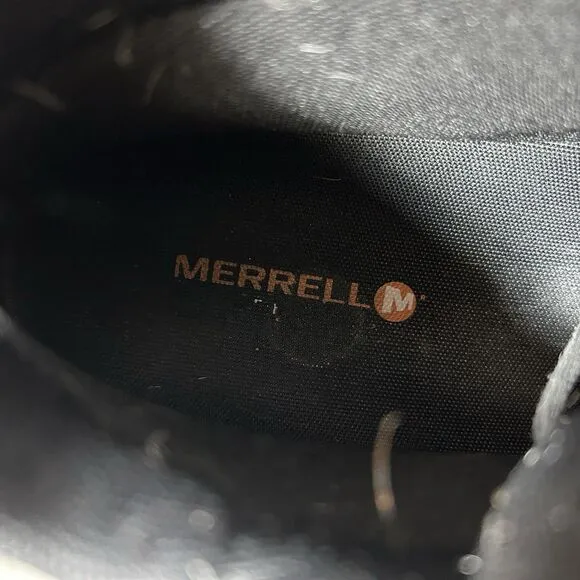 Merrell Phoenix Bluff Mid Waterproof Hiking Boots Gray Blue J35615 Men's Sz 14