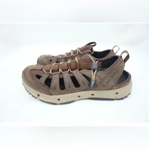 Merrell Size 10.5 Men's HydroTrekker Brown Outdoor Sandals Hiking Tan