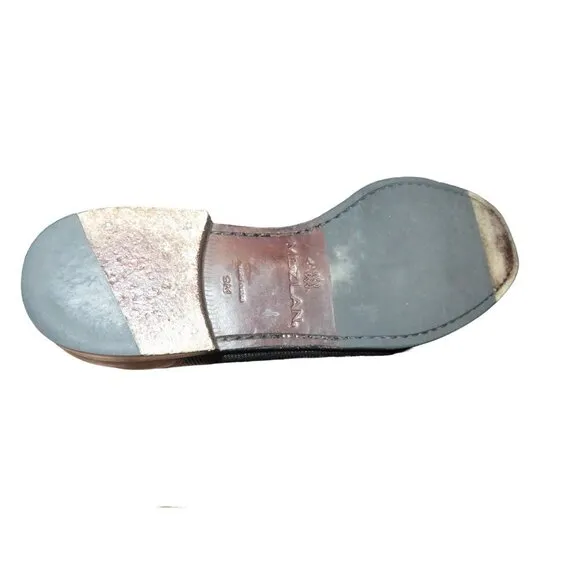 Mezlan Brown &amp; Black Color block Italian Leather Loafers size 9 M