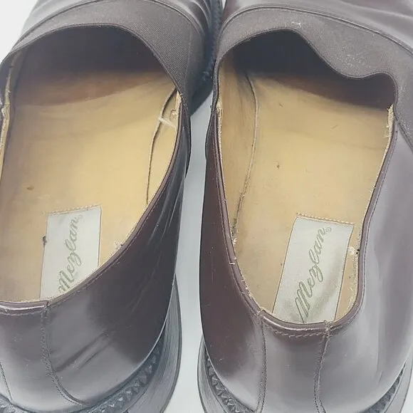 Mezlan | Men's Chocolate Brown Leather Loafers (Size 11.5)