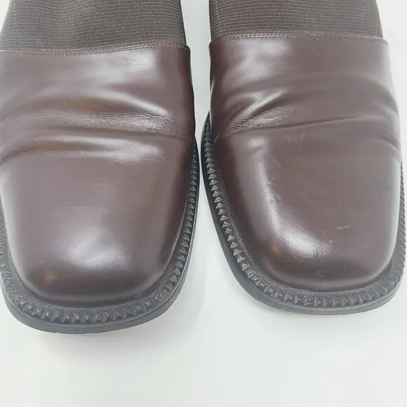 Mezlan | Men's Chocolate Brown Leather Loafers (Size 11.5)