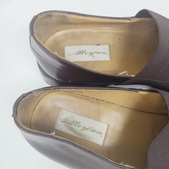 Mezlan | Men's Chocolate Brown Leather Loafers (Size 11.5)