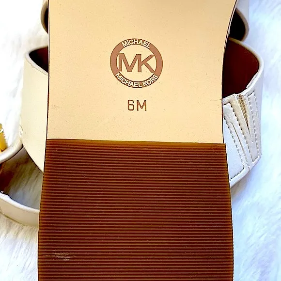 MICHAEL Michael Kors Shawna Chain Leather Sandal.