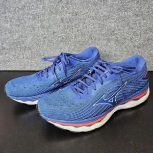 Mizuno Men's Wave Sky 6 Running Shoes Blue Sneakers Size 11.5