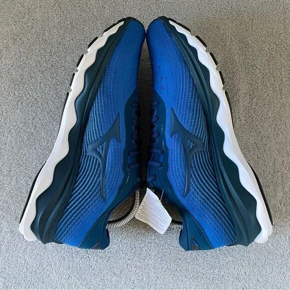Mizuno Womens 10 Men 8.5 Wave Sky 5 Athletic Sneaker Running Shoes Imperial Blue